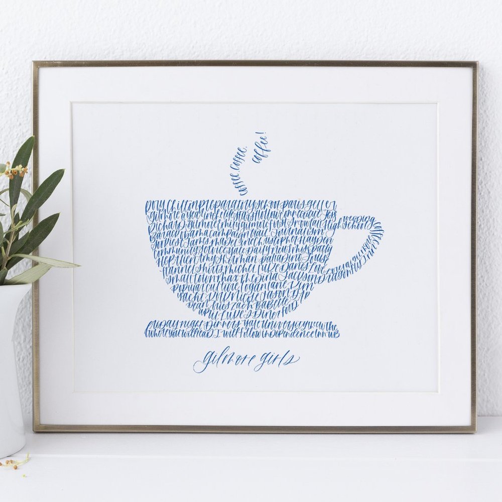 Gilmore Girls Word Art
